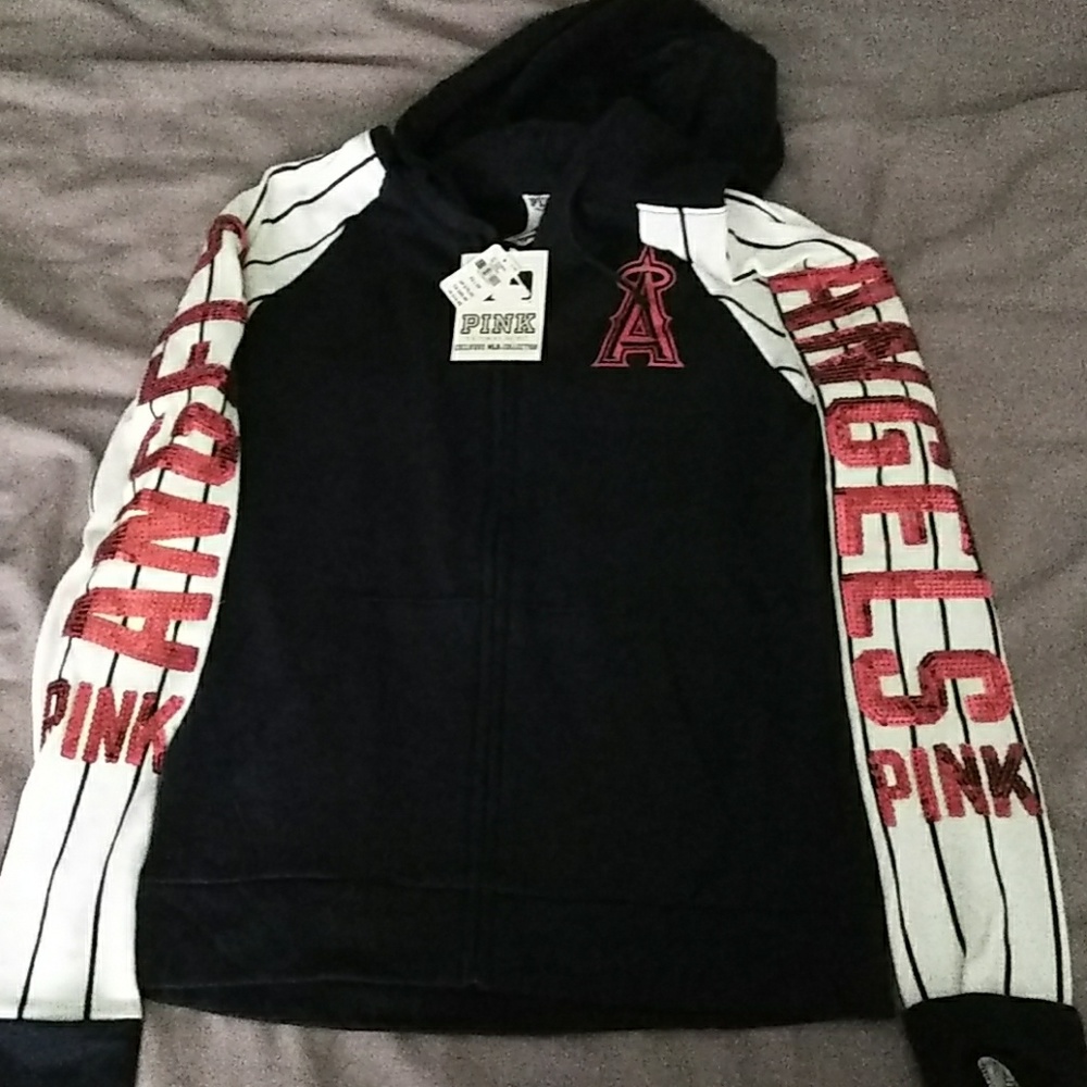 Pink Victoria secret angel hoodie